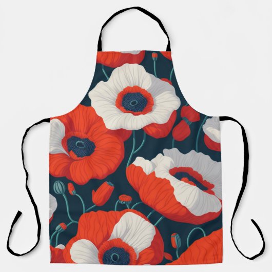 Large Floral Apron  Schürze (Vorderseite)