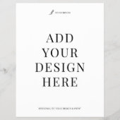 Large Flyer Printing 8.5x11" Business Flat Leaflet (Hinten)