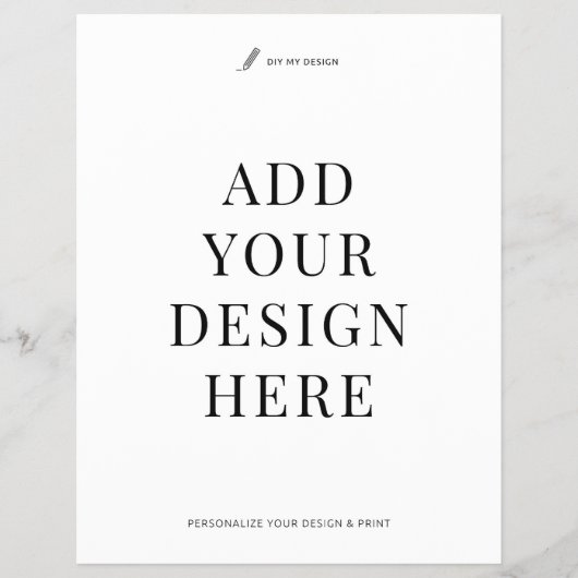 Large Flyer Printing 8.5x11" Business Flat Leaflet (Vorne)