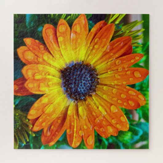 Large Golden Flower Close Up Puzzle (Horizontal)