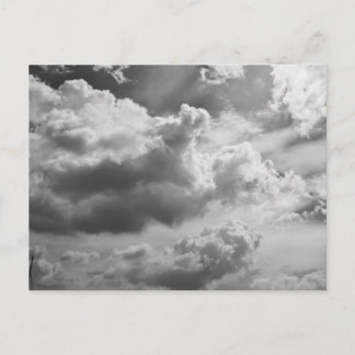 Large Gray Cloud Sky Postkarte