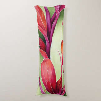 Large Hawaiian Plant Body Pillow Seitenschläferkissen