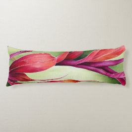 Large Hawaiian Plant Body Pillow Seitenschläferkissen