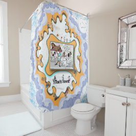 Large Hawaiian | Satirical Humor Duschvorhang