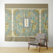 Large Intricate Floral Wall Tapestry Wandteppich (Beispiel (Horizontal))