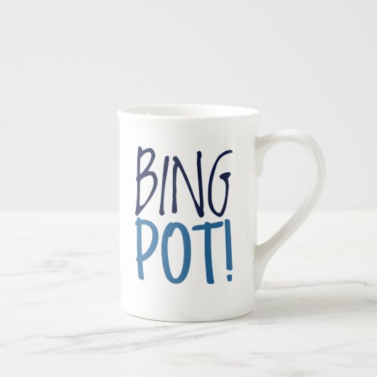 Large Latte Mug - Bing Pot! Porzellantasse (Rechts)