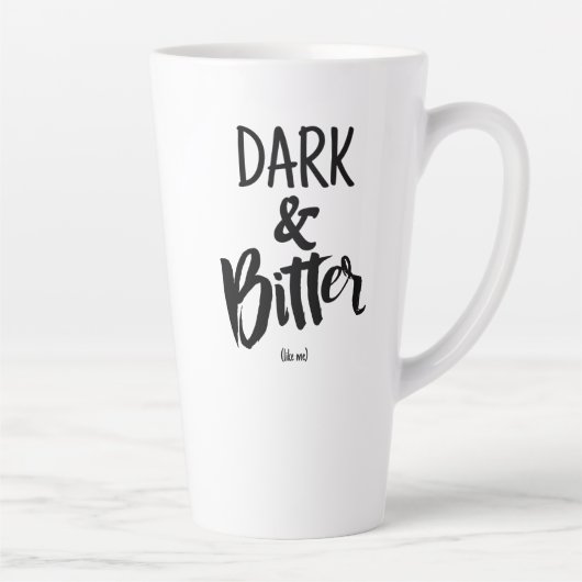 Large Latte Mug - Dark & Bitter Milchtasse (Rechts)