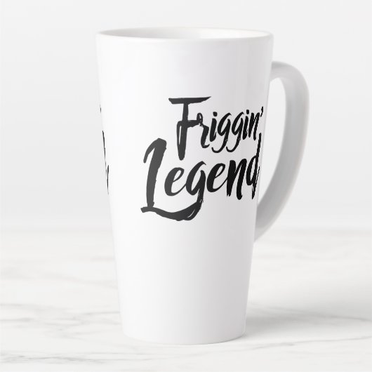 Large Latte Mug - Friggin' Legend Milchtasse (Rechte Ecke)