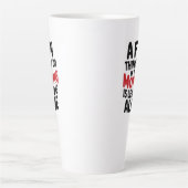 Large Latte Mug - Leave me Alone Milchtasse (Vorderseite)