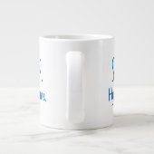 Large Latte Mug - Stop. Hygge Time. Jumbo-Tasse (Rückseite)