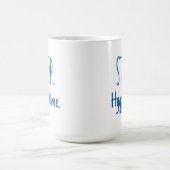 Large Latte Mug - Stop. Hygge Time. Kaffeetasse (Mittel)