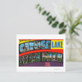 Large Letter Scenes, Greetings From 4 Postkarte (Stehend Vorderseite)