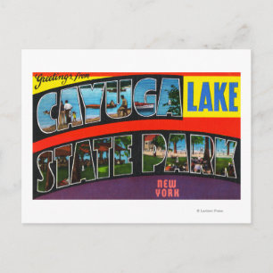 Large Letter Scenes, Greetings From 4 Postkarte