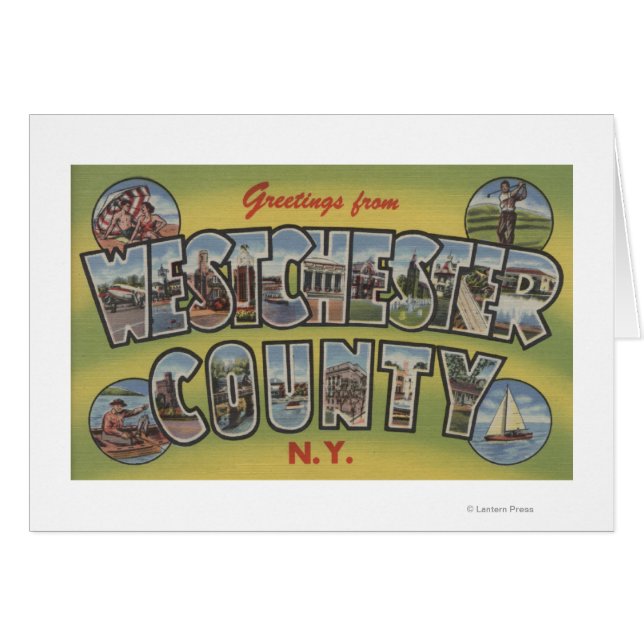 Large Letter Scenes - Westchester Landkreis, NY (Vorderseite (Horizontal))