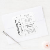 Large Logo Candle Jar Product Label Stickers (Umschlag)