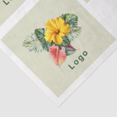 Large Logo Template Tissue Paper Seidenpapier (Detail)