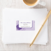 LARGE MAILING ETIKETTIEREN :: moderne Dahlia 1 L Adressaufkleber (Insitu)