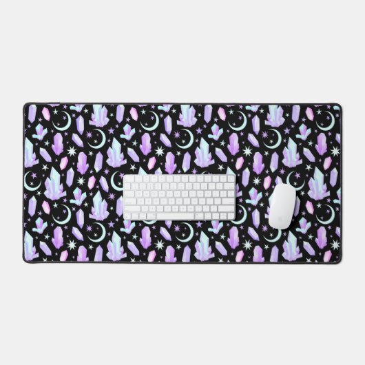 Large mouse pad "Crystals" Schreibtischunterlage (Tastatur & Maus)