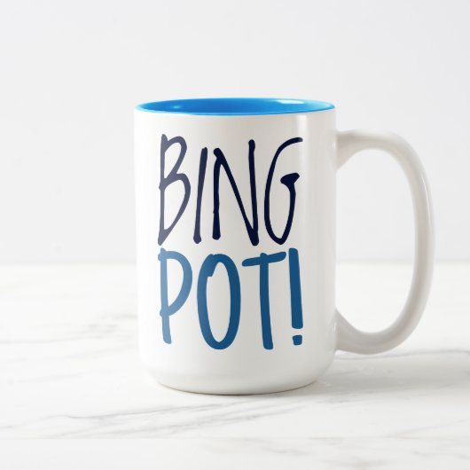 Large Mug - Bing Pot! Zweifarbige Tasse (Rechts)