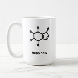Large Mug - Caffeine = Happiness Kaffeetasse