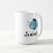 Large Mug - Je m'en fish Kaffeetasse (VorderseiteRechts)
