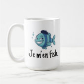 Large Mug - Je m'en fish Kaffeetasse (Links)