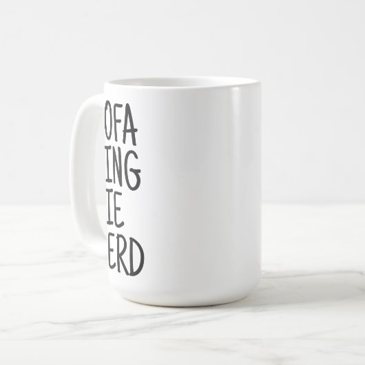 Large Mug - Sofa King Tie Herd Kaffeetasse (Vorderseite Links)