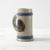  Large Munsterlander (logo)  Bierglas (Vorderseite Links)