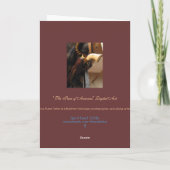 Large Notecard with pistol and holster Karte (Rückseite)