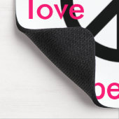 large_peace_symbol, Liebe, Frieden, Glück!!!! Mousepad (Ecke)