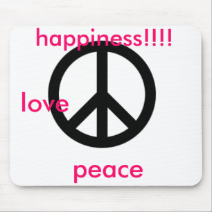 large_peace_symbol, Liebe, Frieden, Glück!!!! Mousepad