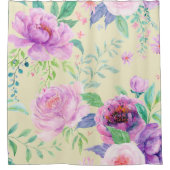 Large Peony Duschvorhang (Vorderseite)