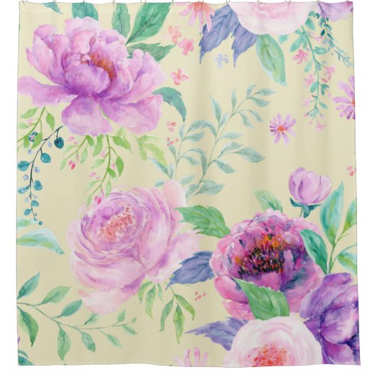 Large Peony  Duschvorhang (Vorderseite)