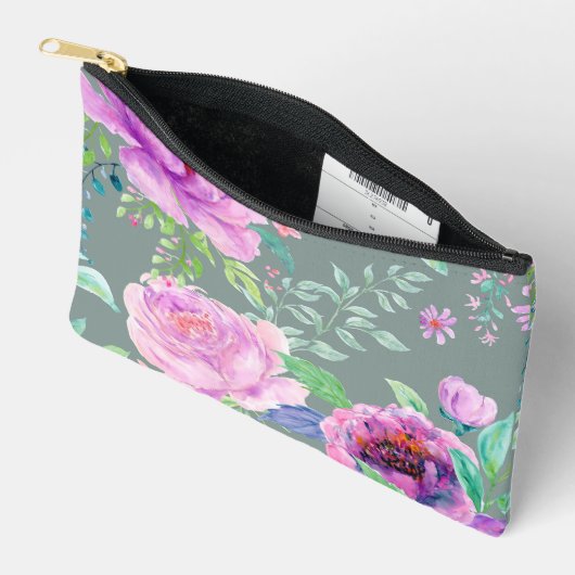 Large Peony Zubehörtasche (Offen)