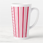 Large Peppermint Striped Latte Mug Milchtasse (Rechts)