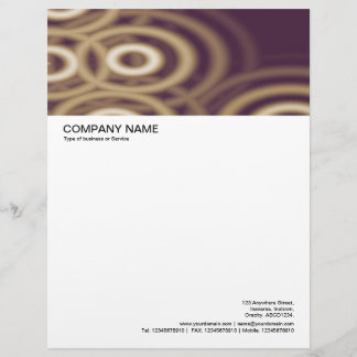 Large Picture Header - Sepia Rings Briefbogen