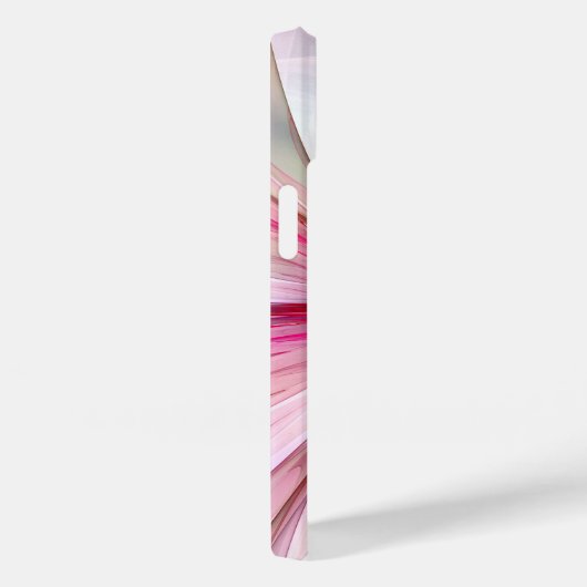 Large Pink Modern Flower Phone Case (Rückseite / Rechts)