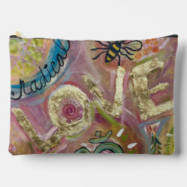 Large pouch original art LOVE Zubehörtasche