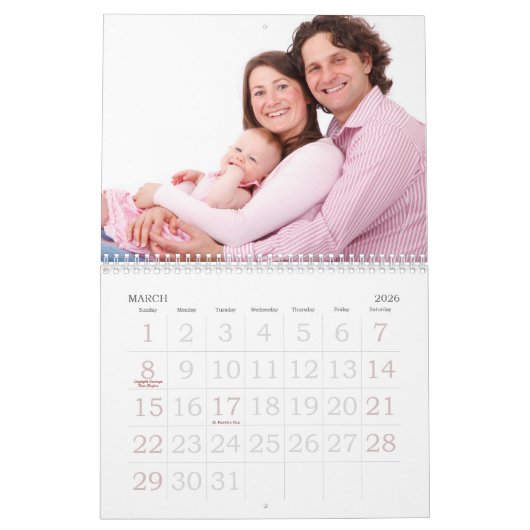 Large Print Personalized Calendars 2023 Kalender (Mär 2026)