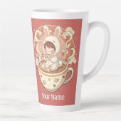 Large Rabbit 17oz Coffee Mug for Work Milchtasse (Rechts)