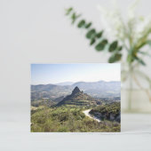 Large rock formation Landscape Cyprus postcard Postkarte (Stehend Vorderseite)