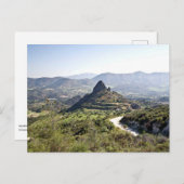 Large rock formation Landscape Cyprus postcard Postkarte (Vorne/Hinten)