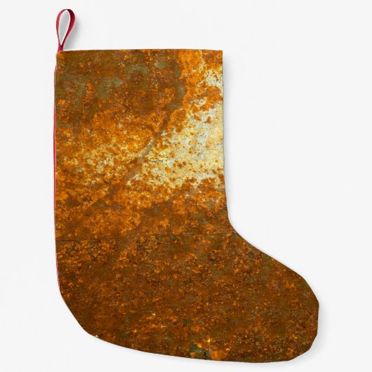 large Rust backgroundabstract, ancient, antique, b Kleiner Weihnachtsstrumpf (Vorderseite)