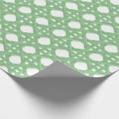 Large SALLY CANING IN 95ca92 GREEN Geschenkpapier (Ecke)