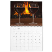 Large Size Wine Lovers Calendar Kalender (Mär 2026)