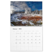 Large Size Yellowstone Park Calendar Kalender (Feb 2026)