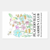 Large Stickers with Garden Design (Vorderseite)