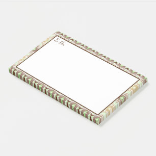 Large To do post it note in braun Post-it Klebezettel