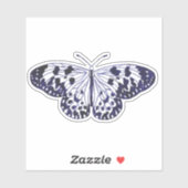 Large Tree Nymph Butterfly Aufkleber (Blatt)