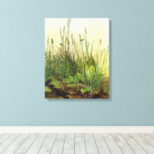 Large Turf - Albrecht Durer - c1503 Leinwanddruck (Insitu (Holzboden))